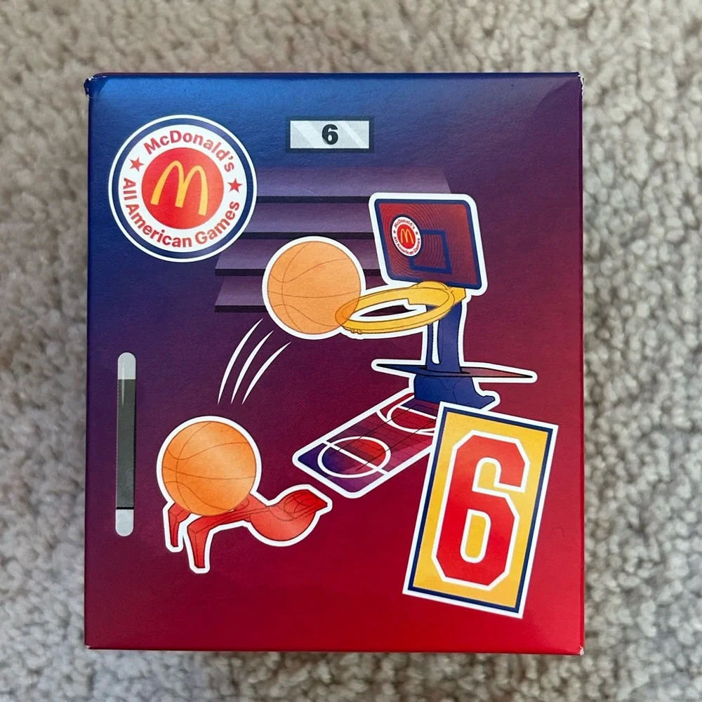 McDonald’s 2025 Happy Meal X All American Games Toy #6 Basketball OS